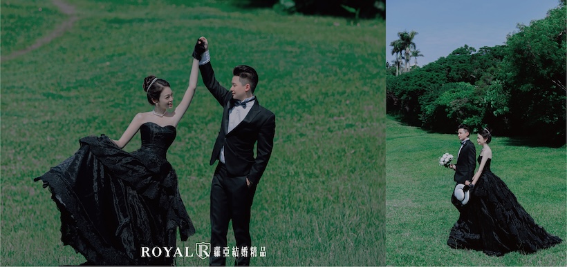 電影感婚紗-婚紗照風格-婚紗風格-法式赫本風婚紗照-2-蘿亞婚紗-台北