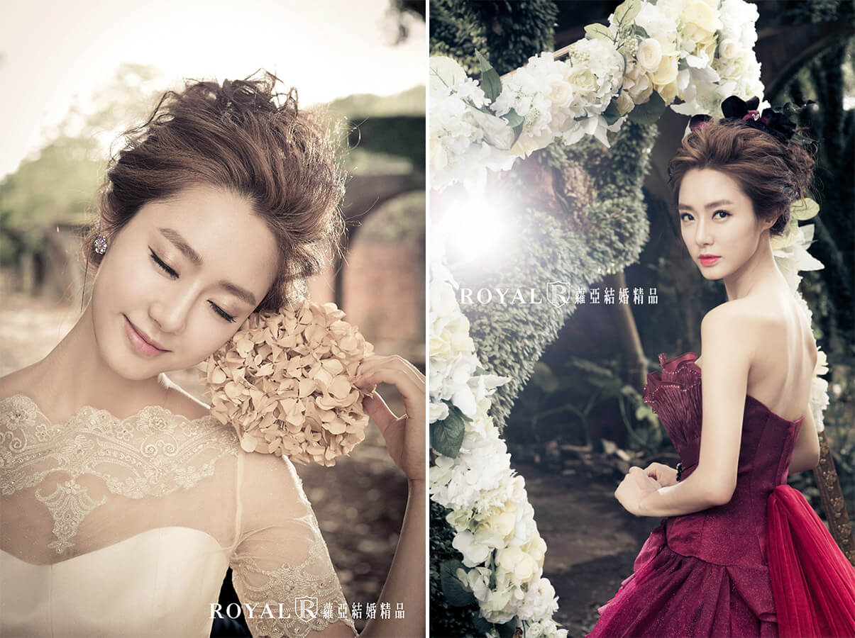 新娘造型-婚紗造型-包頭造型-新娘髮型-韓式新娘造型-新秘推薦-台北-婚紗照-拍婚紗-蘿亞婚紗