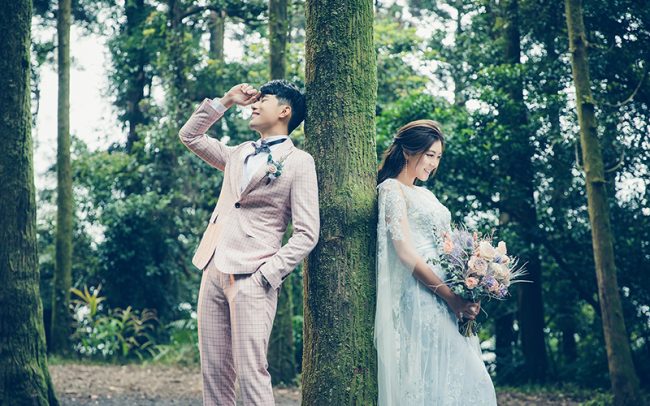 婚紗照-台北婚紗-浪漫婚紗-森林系婚紗-清新婚紗