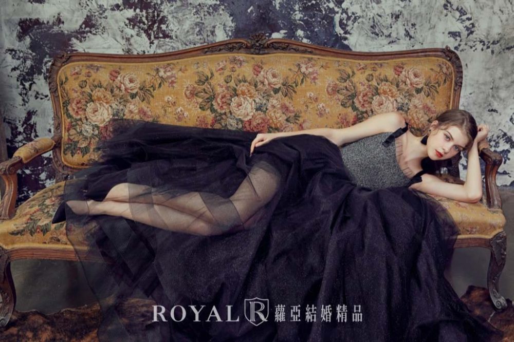 晚禮服-晚禮服出租-晚禮服款式-兩穿式時裝禮服-婚紗照-拍婚紗-台北-蘿亞婚紗